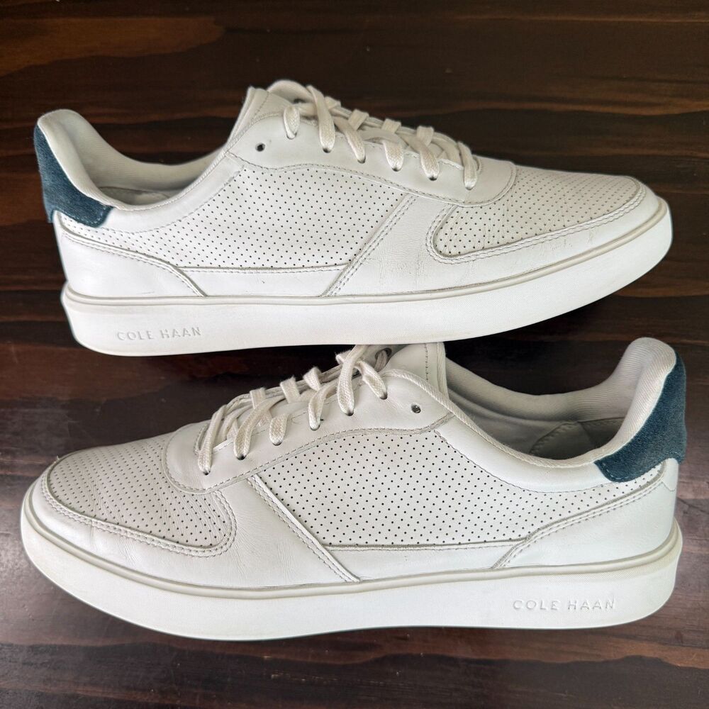 Cole Haan Men's Grand Crosscourt Daily White Sneaker Size 10M